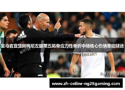 皇马官宣楚阿梅尼左脚第五跖骨应力性骨折中场核心伤情牵动球迷 皇马官宣楚阿梅尼左脚第五跖骨应力性骨折中场核心伤情牵动球迷